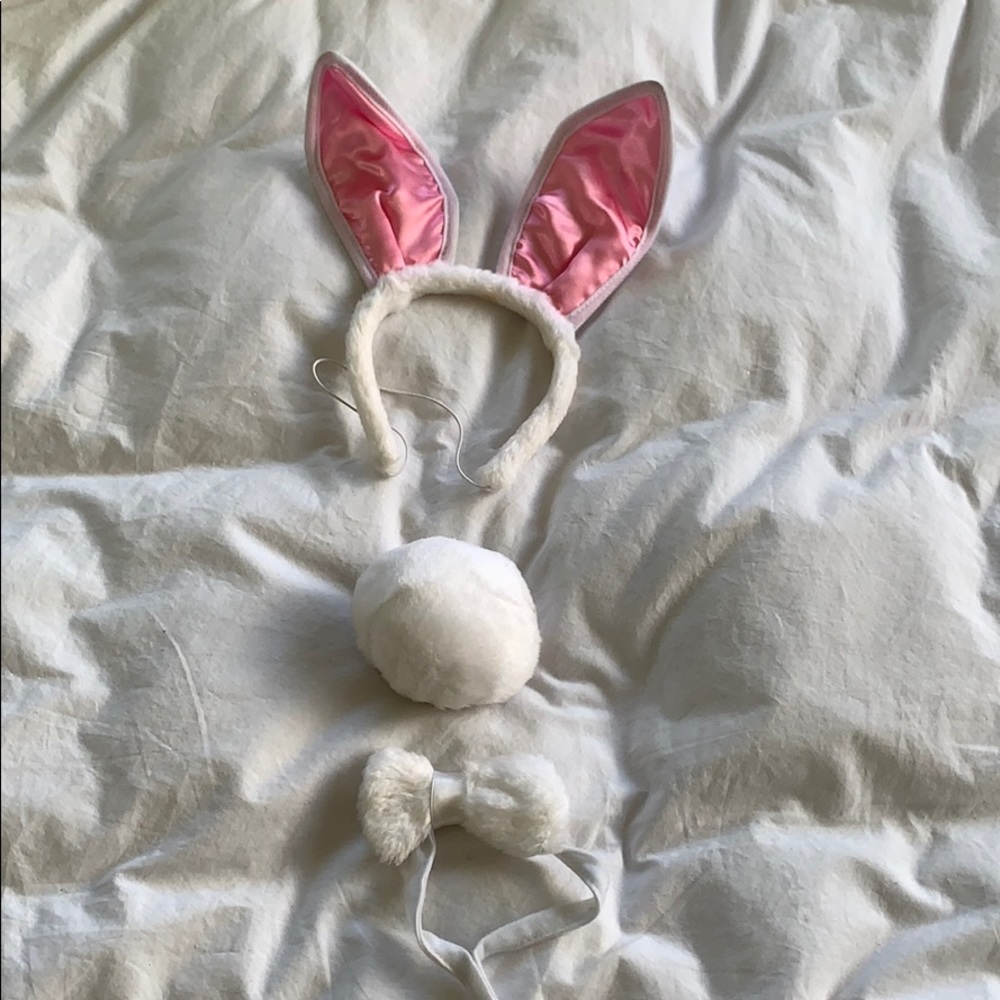Bunny Ears, bow & tail